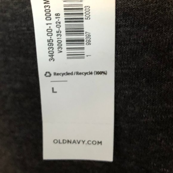 NEW Blue Loose Fit 3/4 Sleeve Tee, Size Large - Picture 4 of 5